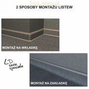 Listwa Dywanowa LD Speciale 55 montaż