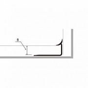 listwa wykończeniowa PCV F-FSW08 rys