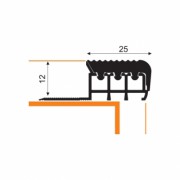 Listwa wykończeniowa aluminiowa 1-09255-tech