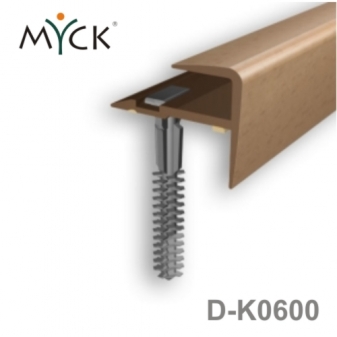 Schodowy Specjalistyczny Kątownik PVC MYCK D-K0600